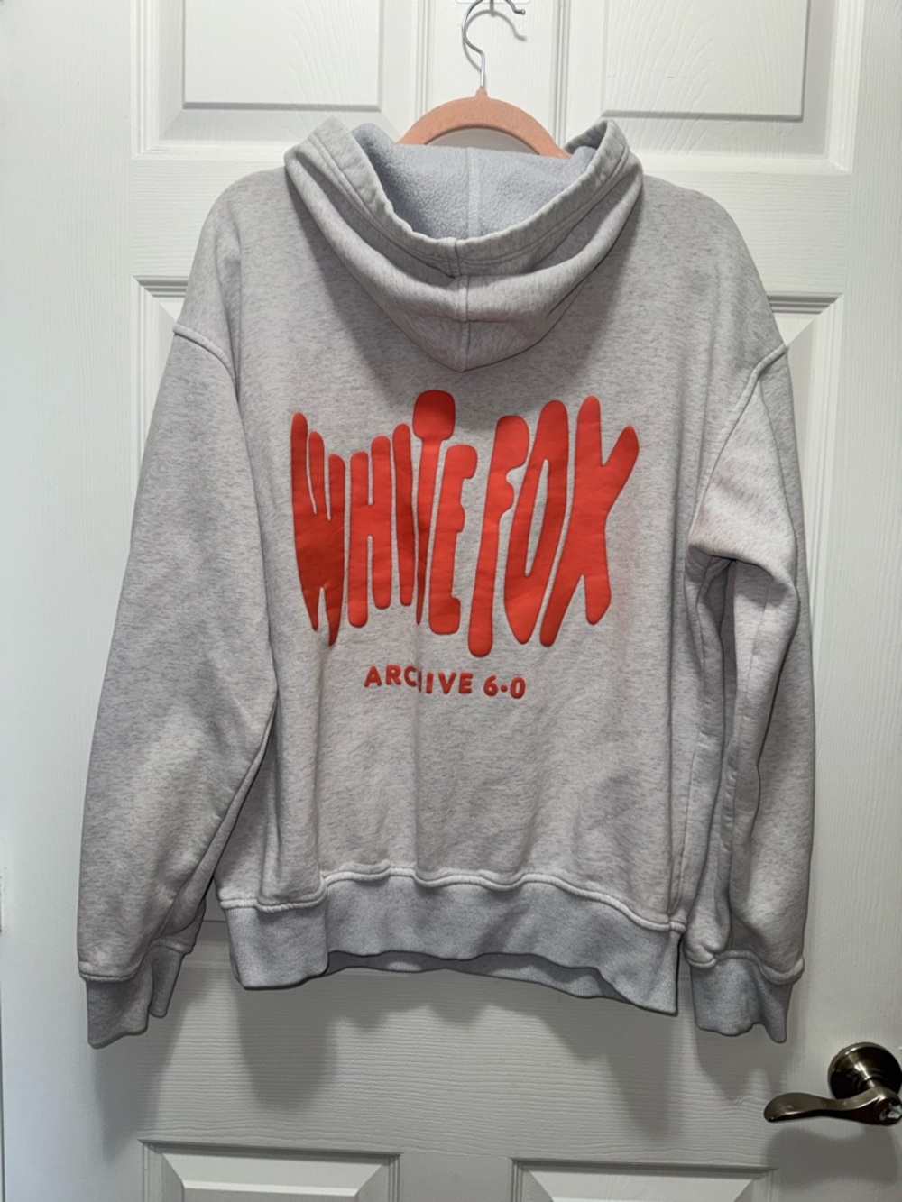 White Fox Boutique Archive 6.0 Oversized Hoodie in Gray Size Medium